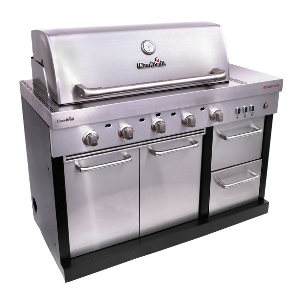 CharBroil Medallion Series CharBroil 5 Burner Free Standing Liquid
